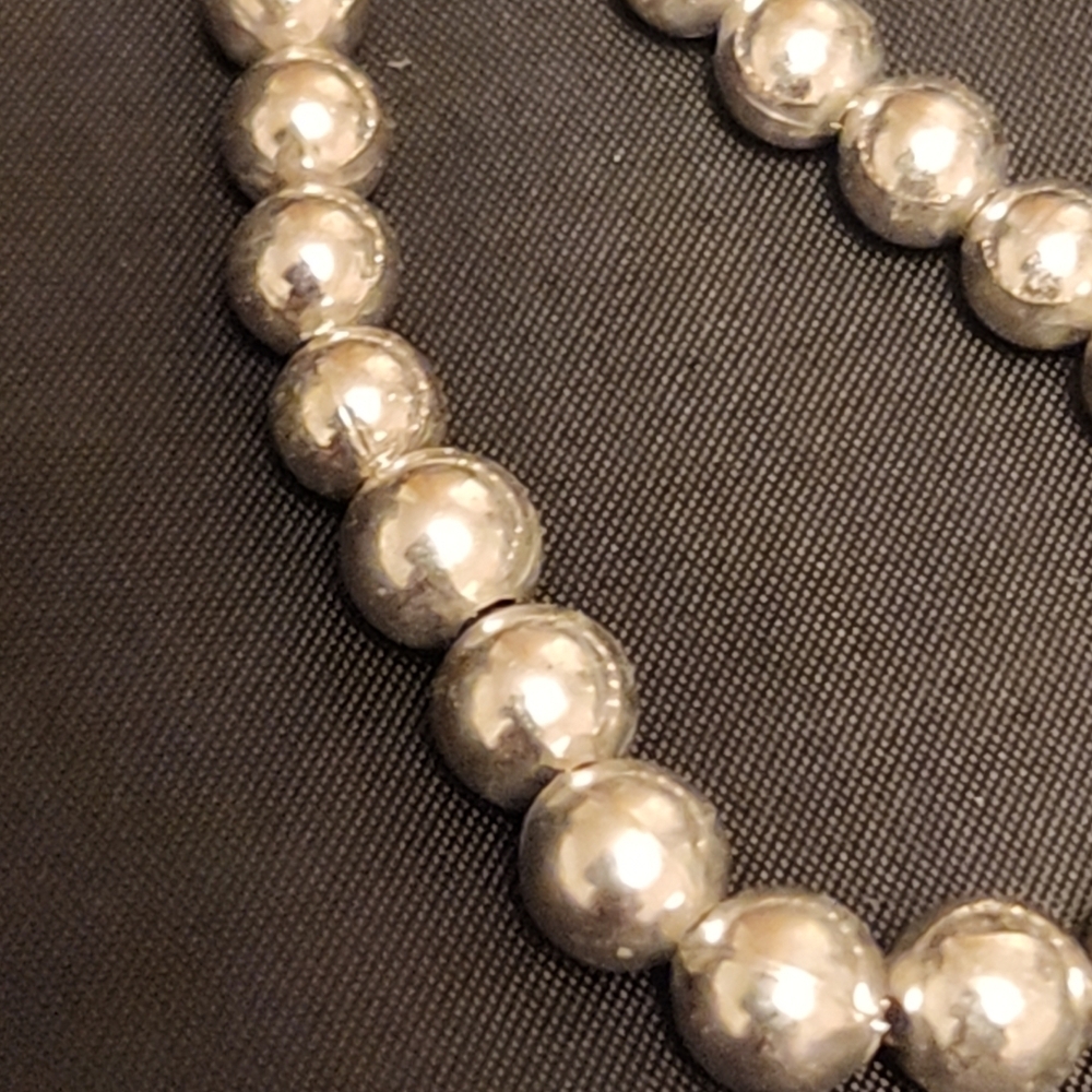 Napier Silver-tone Beaded Necklace - Picture 6 of 6